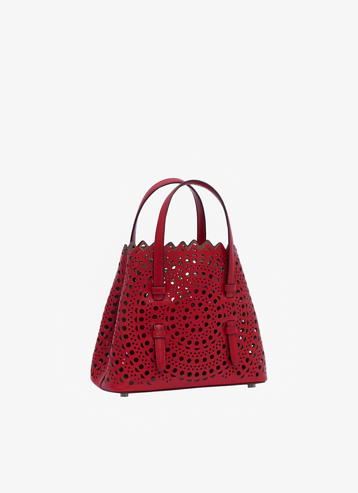 Mina 20 bag in vienne calfskin ALAÏA RED MINA 20 BAG IN VIENNE CALFSKIN